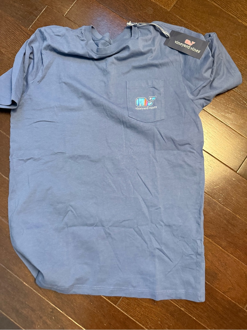 Vineyard Vines Men's Short-Sleeve Pocket Tee - Slate Blue